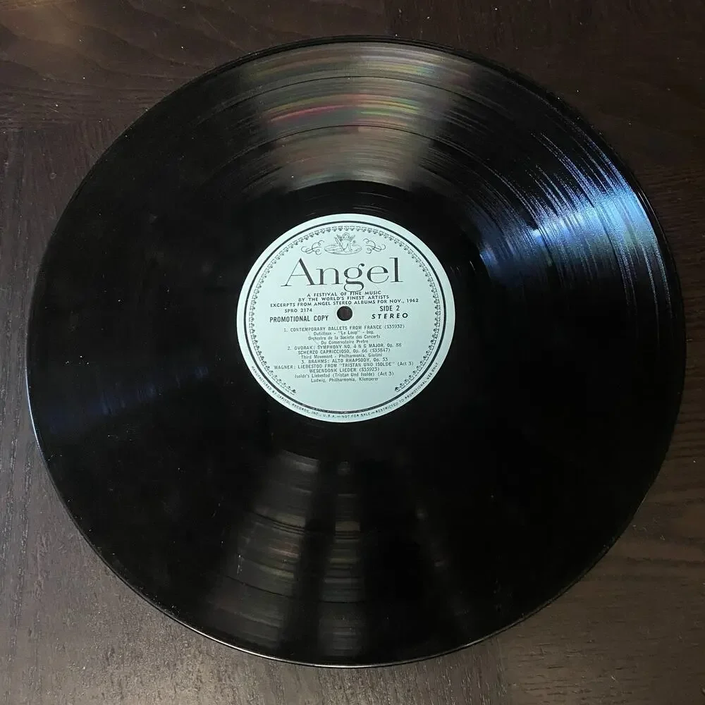 A festival of fine music promo angel records various artists November 1962 Vinyl - Picture 5 of 6